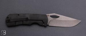      Couteau "Dixon" par MCNees Knives - Titane et lame en Magnacut