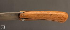 Couteau de poche Le Dodu Hêtre échauffé par Frédéric Maschio