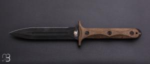   Couteau "EK Dagger 01 parkerized" par Rick Hinderer - OD Green Micarta