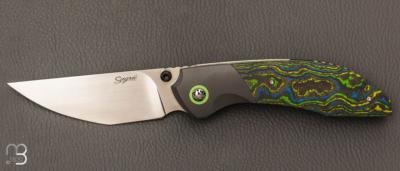    Couteau " Ghost " custom de Stéphane Sagric - Fatcarbon et RWL-34