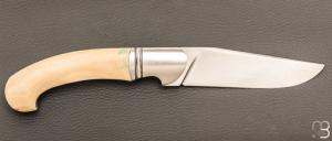   Couteau " Gouez " custom par Amaël Druez - Le Temps d'un Souffle - Mammouth