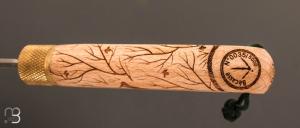   Couteau de poche José Da Cruz " Décalé collection " en bois de hêtre - Modèle "BÉCASSE"