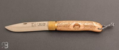   Couteau de poche José Da Cruz " Décalé collection " en bois de hêtre - Modèle "Niglo"