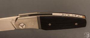   Couteau " Kaïlash " custom de Michel Grini - Morta stabilisé et Elmax