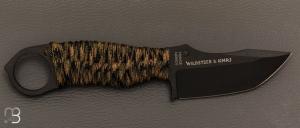  Couteau Karlican Édition Limitée 20 ans Wildsteer - Paracorde et lame noire