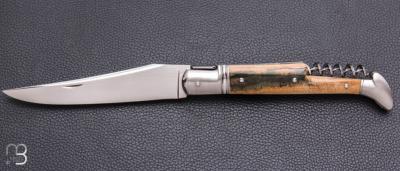  Couteau " Laguiole 2 pièces " par Erwan Aubriet - Ivoire de mammouth et RWL34