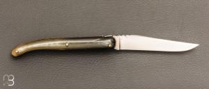   Couteau Laguiole 9 cm Hors concours par Calmels - Corne