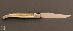 Couteau  Laguiole Emouleur 12 cm corne blonde