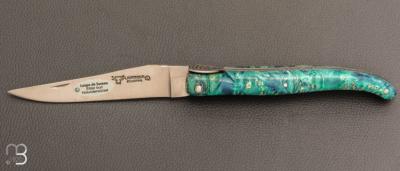    Couteau "Laguiole Primrose 12cm par Laguiole en Aubrac - Loupe de sureau