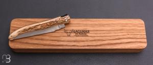   Couteau Laguiole en Aubrac 12 cm manche en ivoire de mammouth