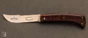 Couteau Laguiole en Aubrac modèle "Coupe-Coupe” bois de Lettre