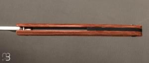   Couteau " Le 26 " par MTBlades Benjamin Thuillier - Micarta et lame en 14C28