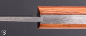  Couteau " Le Gone " mid-tech design d'Eric Depeyre  - Bois de rose et 12C27 