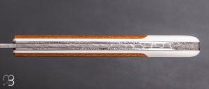    Couteau " Le Passager Summer" de Pierre Thomas - Atelier Odae - G10 et Micarta