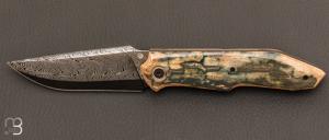  Couteau  "  Liner-lock custom " de Berthelemy Gabriel - La Forge Agab