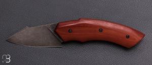    Couteau " Liner-Lock custom  " par Florian Dreyer FD-Knives - Micarta