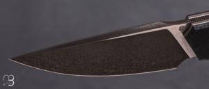  Couteau " custom Liner-lock " de Berthelemy Gabriel - La Forge Agab - Zirconium et D2