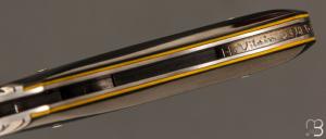 Couteau  "Lock-Back  " par Honoré Vilain - RWL34 et fibre de carbone