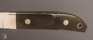   Couteau " Loveless Stiffhorn " par Shaun Bruwer - Fatcarbon et lame en RWL34