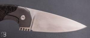   Couteau " Maximus " custom par Thierry Savidan - Carbone