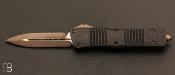 Couteau Automatique Microtech - Combat Troodon D/E Signature Series Carbon Fiber Top Bronze Apocalyptic - 142-13APCFS