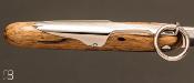 Pocket knife12cm white ebony Navette by Mongin