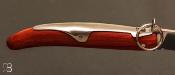 Couteau Nontron Cap modèle 14-18 manche en Redheart