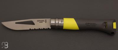   Couteau Opinel N°09 Océan jaune - Lame inox semi-crantée