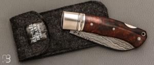    Couteau  " Ork " custom lock-back par Raphaël Durand - Damas de Samuel Lurquin