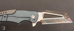  Couteau   "  Overfall222 #009 " par Scorpion 6 Knives - Titanium et Nitro-V