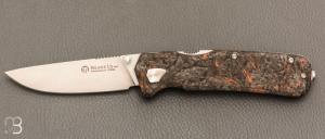  Couteau  PULSE W-Lock  pliant par MASERIN - CPM Magnacut et carbone- 630.FCA