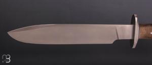    Couteau " Panama Fighter " fixe custom par Sean Mc Williams - Micarta canvas et lame forgée main en acier inoxydable CPM S35VN