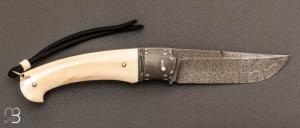    Couteau " Persian " par Philippe Lemonnier - Lame damas de Gabriel Berthelemy