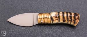    Couteau  " Piccolo " custom de Giuseppe Galante - Belier et 14c28N