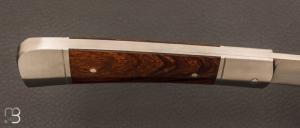 Couteau " Pilgrim XL " bois de fer par Laurent Gaillard