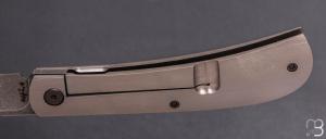   Couteau " Proto " framelock par Stéphane Espi - Titane et RWL34