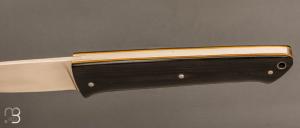  Couteau " Riverside " custom par Samuel Guichard - G10 noir