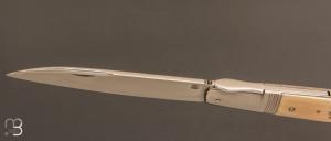  Couteau " Rumilly 2 pièces" par Erwann Aubriet - Ivoire de mammouth