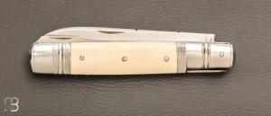    Couteau " Rumilly 3 pièces " par Erwann Aubriet - Ivoire de mammouth