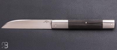   Couteau " Rumilly " custom par Cyril Doche - Fibre de carbone et RWL34