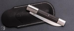   Couteau " Rumilly " custom par Cyril Doche - Fibre de carbone et RWL34