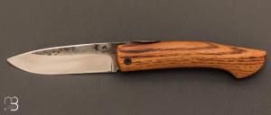   Couteau  "  le Rustique " pimontais par Julien Maria - Acacia et lame en XC75