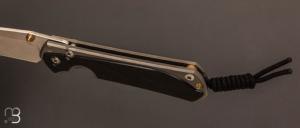 Couteau " Sebenza 31 Large Bog Oak inlay " L31-1100 de Chris Reeve 