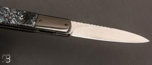   Couteau "Sfilato" liner lock par Carlo Cavedon - CavedonArt
