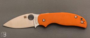  Couteau Spyderco Sage 5 G10 CPM Rex-121 Sprint Run - C123GBORP