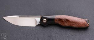    Couteau " SteackHouse " custom par Thierry Savidan - Micarta et CPM 154CM