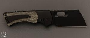 Couteau  "  Thick Boy V2 "  Micarta et CPM-20CV par EMPEDC - First Production