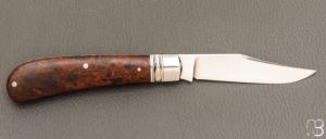 Couteau " Trapper " de Craig Brewer - Rag Micarta