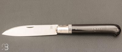   Couteau " Yssingeaux " par Romain Alvarez - RWL34 et corne de buffle