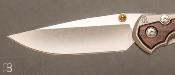 Couteau " Sebenza 31 Large Ebène de macassar inlay " L31-1116 de Chris Reeve